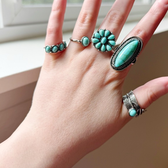 Bohemian Turquoise Ring Collection - Picture 10 of 13